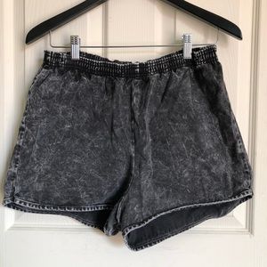 American Apparel Acid Wash Denim Shorts